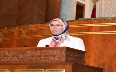 قدمت السيدة نزهة الوفي، الوزيرة المنتدبة المكلفة بالمغاربة المقيمين بالخارج  مشاريع قوانين يوافق بموجبها على اتفاقيات دولية يوم  الثلاثاء 13 أبريل  بجلسة عمومية  بمجلس المستشارين.