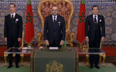 صاحب الجلالة الملك محمد السادس يوجه خطابا ساميا إلى الأمة بمناسبة الذكرى الثامنة والأربعين للمسيرة الخضراء